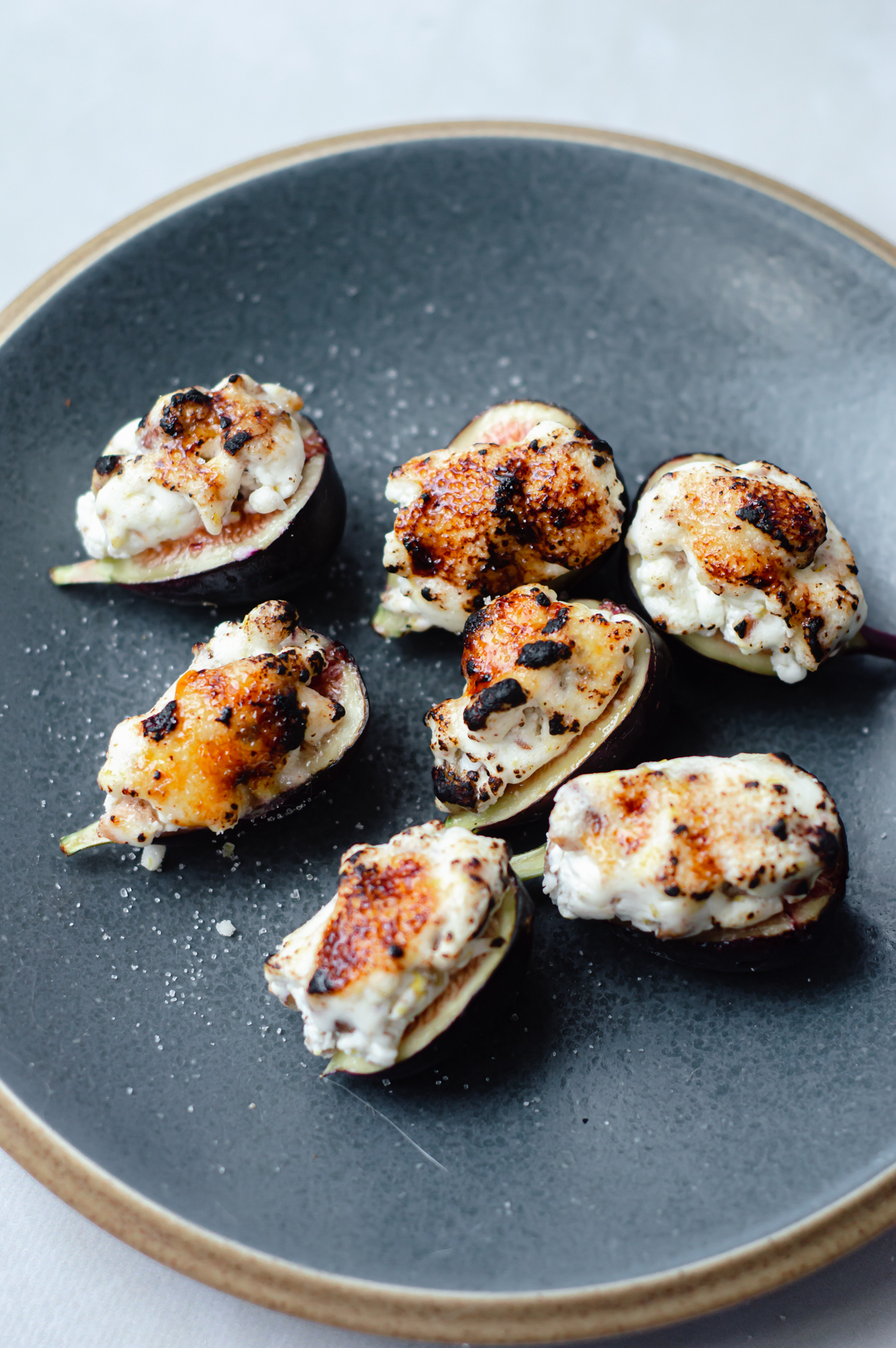 Fig and Goat Cheese Brûlée